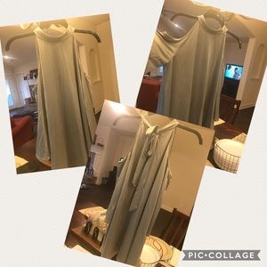 Pink Coconut, Green shoulder cutout shirt